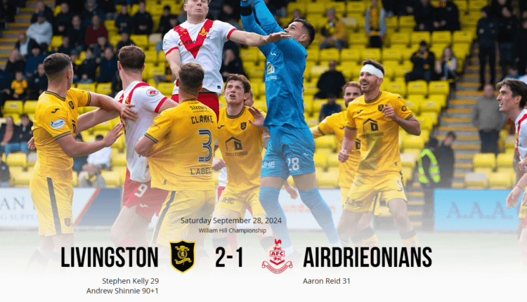 Airdrie's Performance Against Livingston